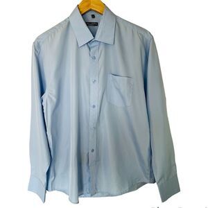 Santino Milano Dress Shirt Men’s Size M Long Sleeve